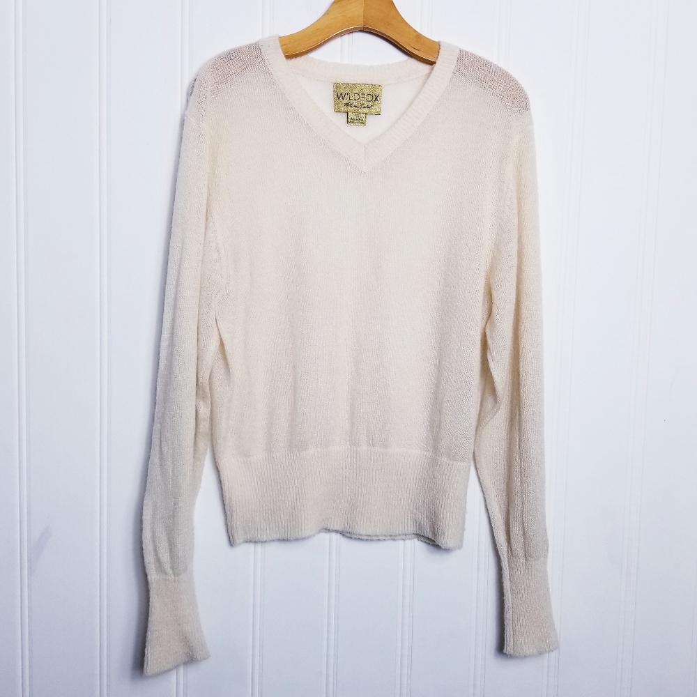 Wildfox Sweater White Label Mohair Oversized - Picture 2 of 6